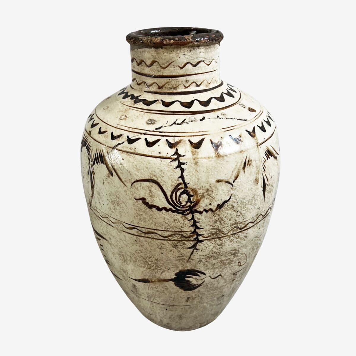 Antique Cizhou Pottery Medium - Image 1