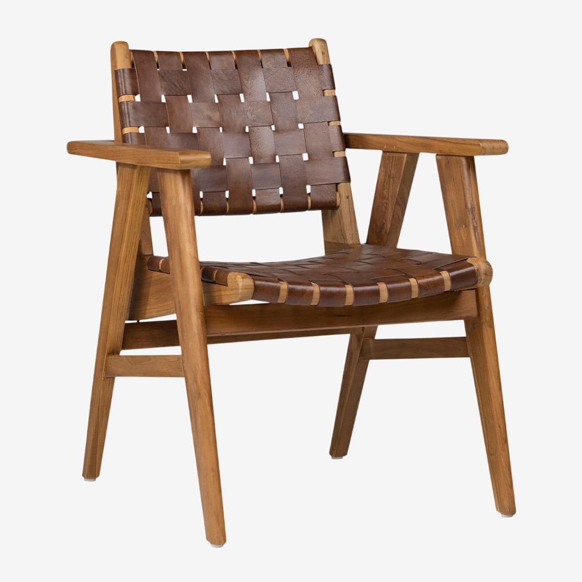Dillon Leather Strap Dining Chair - Image 1