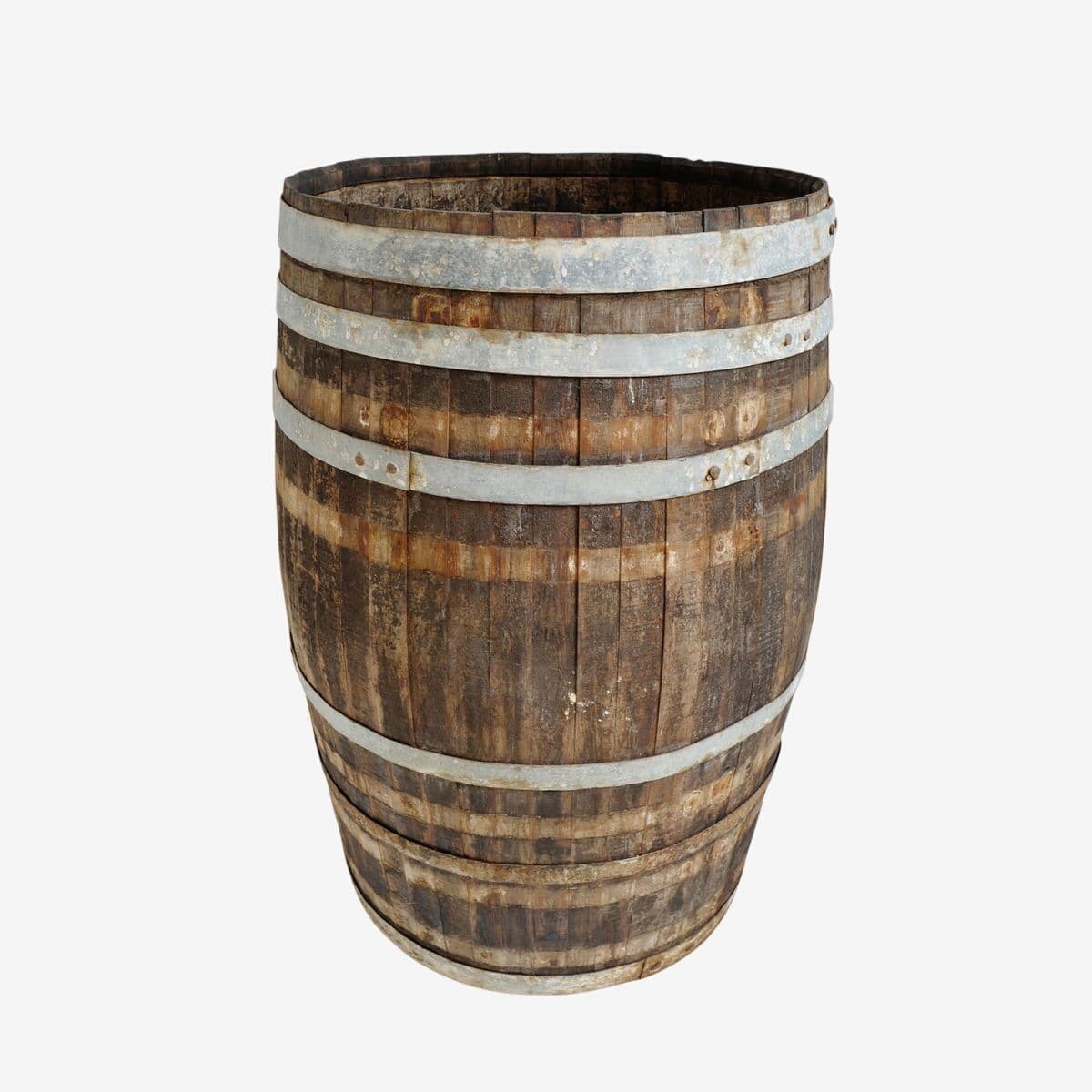 Vintage Wood & Iron Barrel