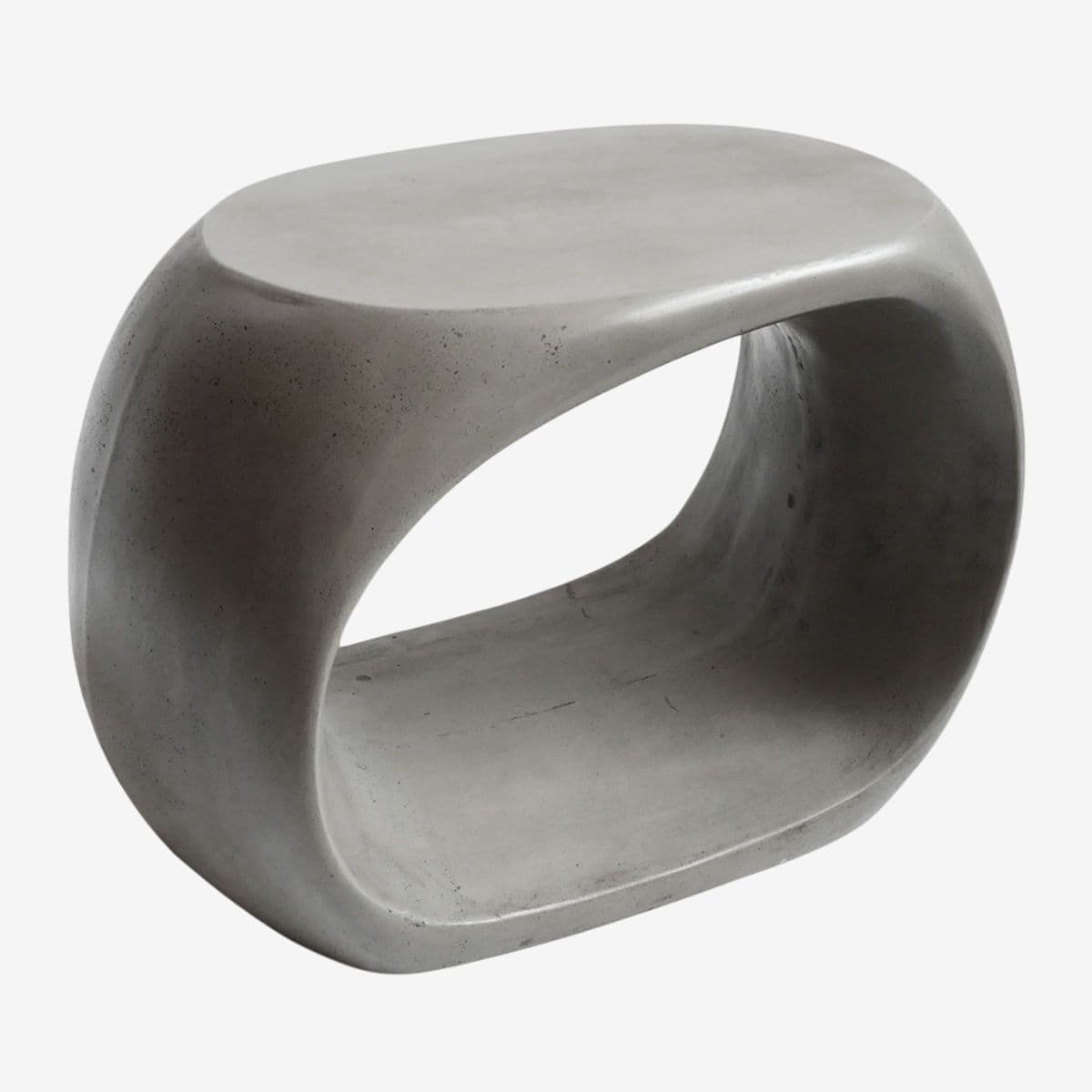 Palmer Outdoor Cement Hole Side Table - Image 1