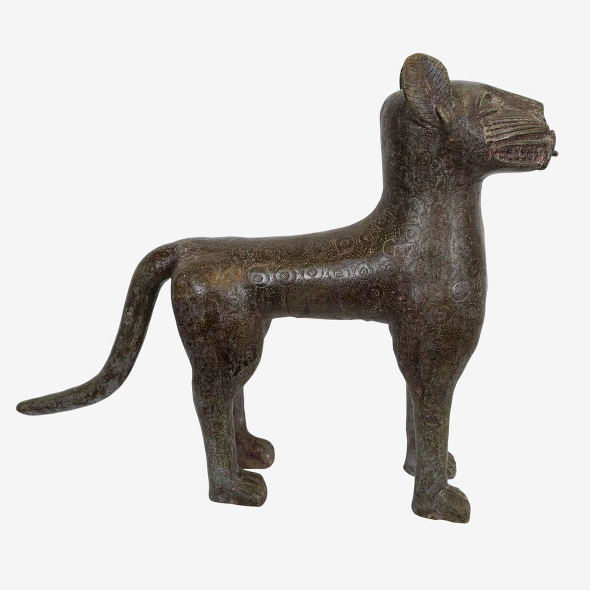 Benin Bronze Leopard - Image 1