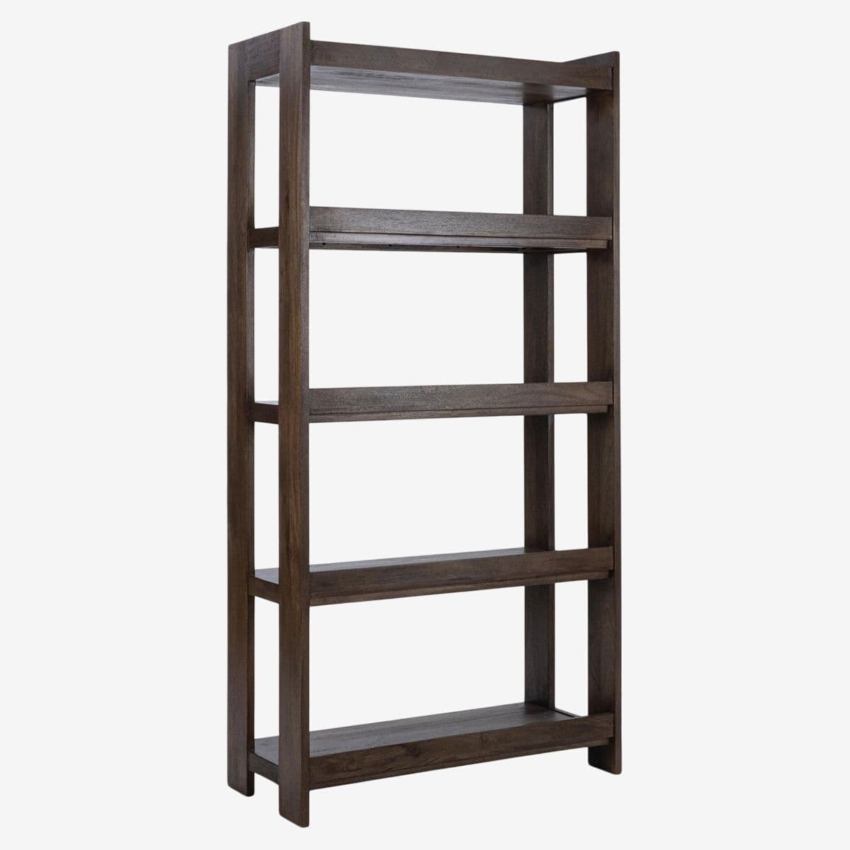Espresso Wood Bookcase - Image 1