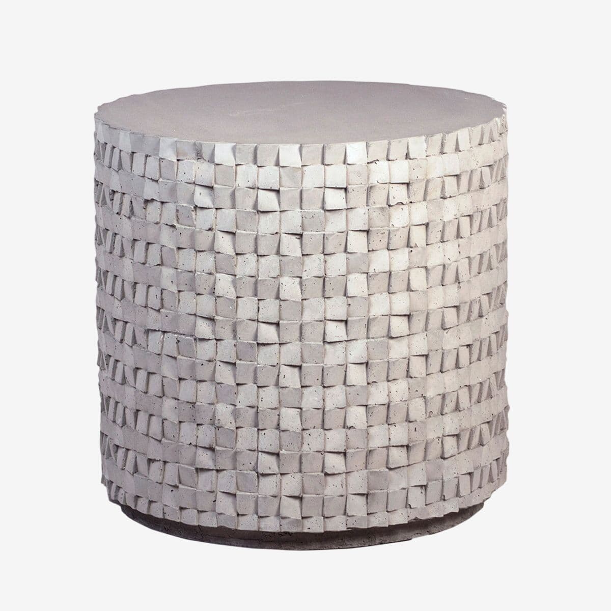Jenga Outdoor Round Side Table - Image 1
