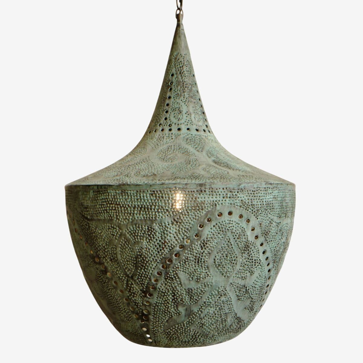 Copper Madras Pendant XL - Image 1