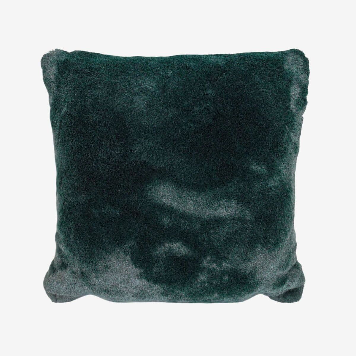 Green Forest Faux Fur Pillow - Image 1