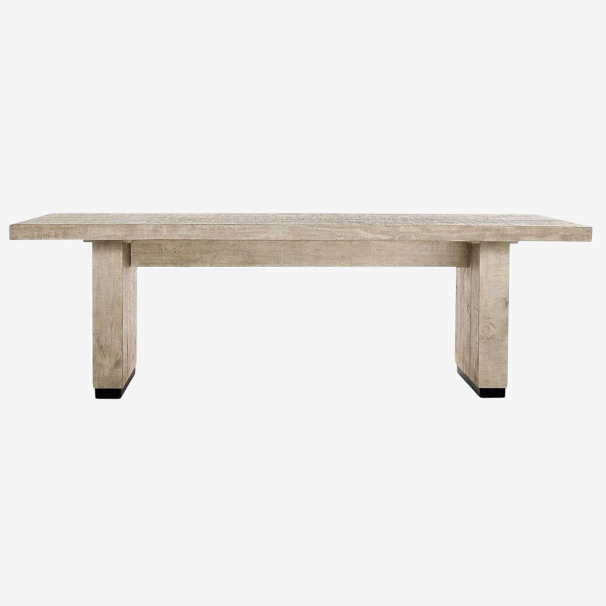 Beige Solid Pine Dining Table - Image 1