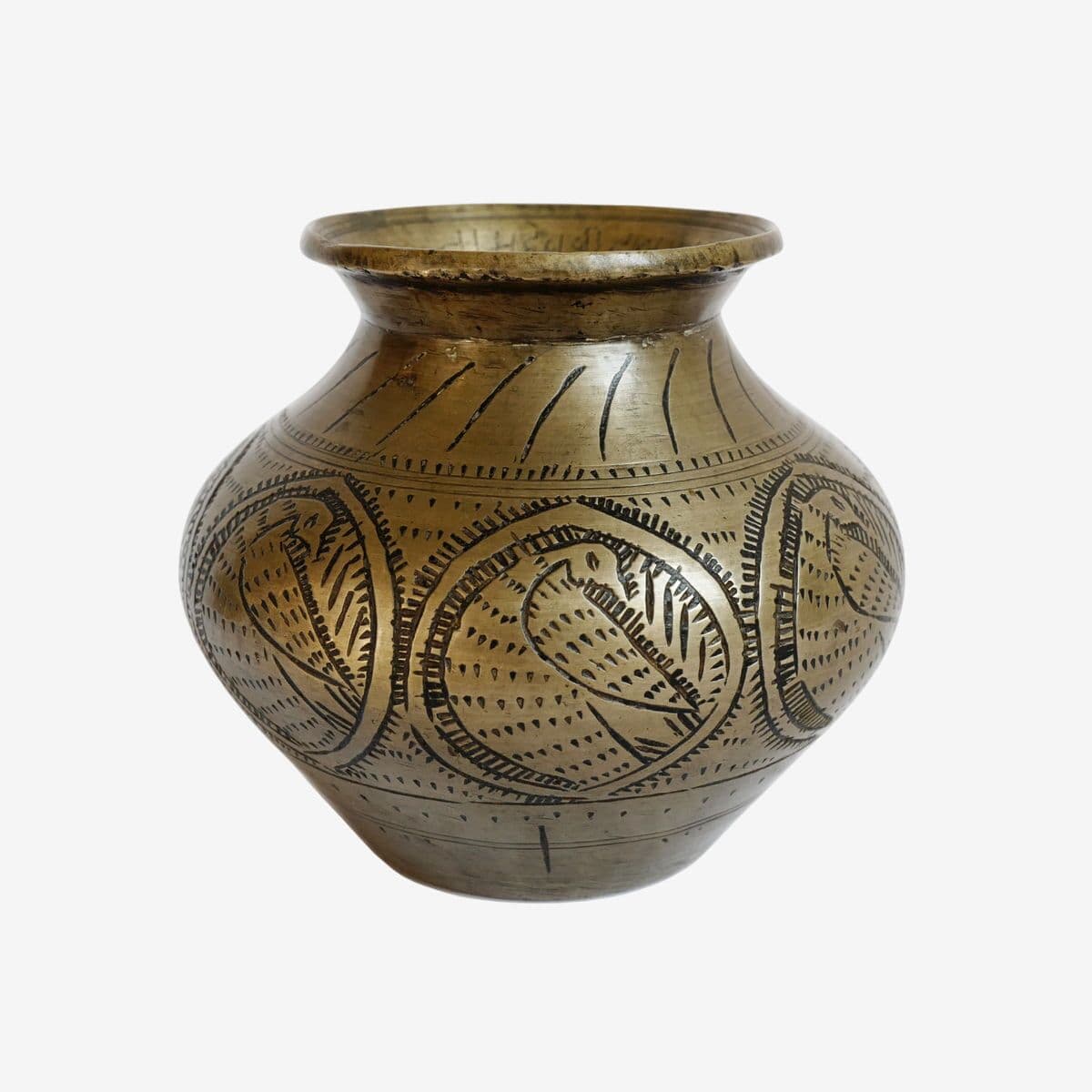 Vintage Bronze Nepal Ritual Vase - Image 1