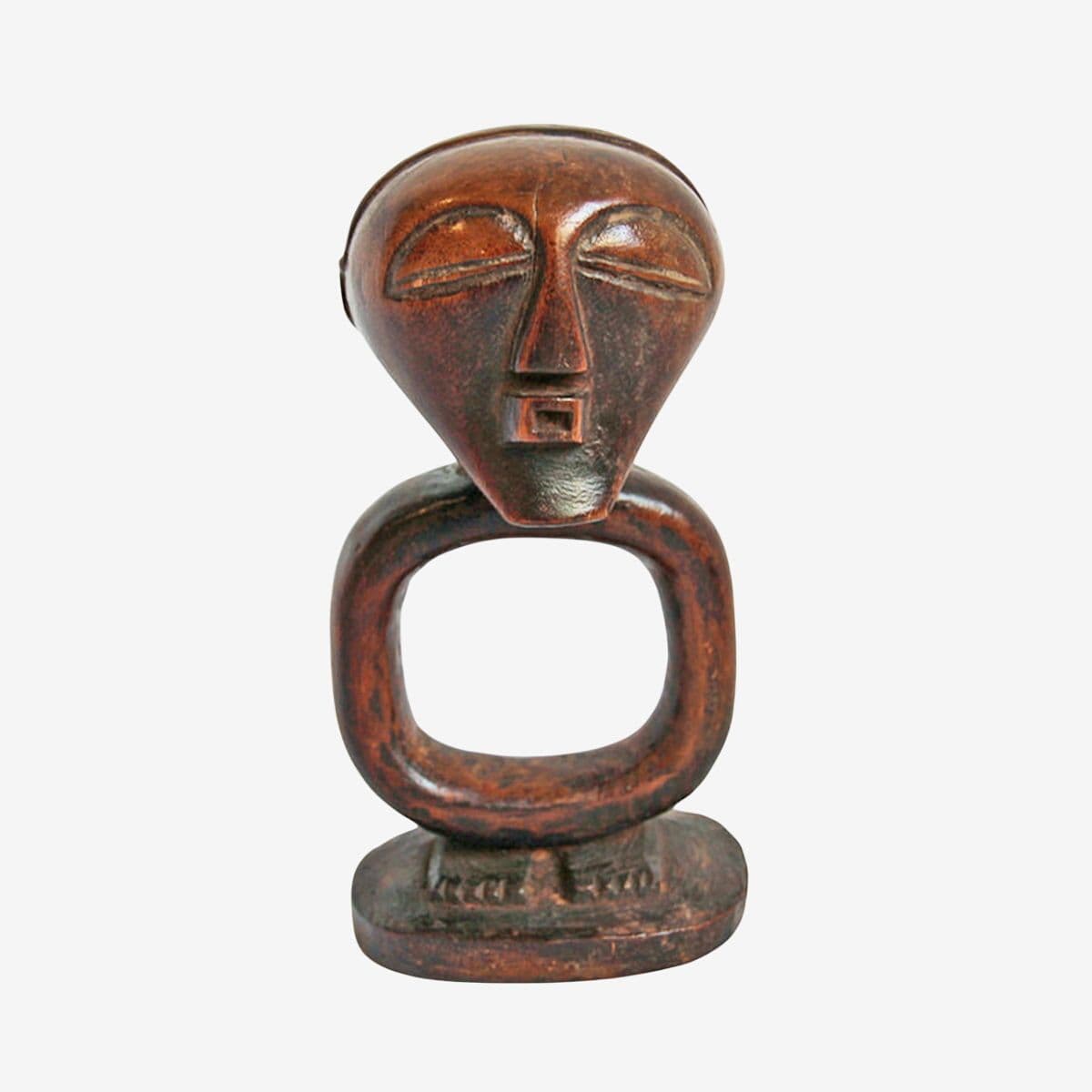 Vintage Wood Songye Figure - Image 1