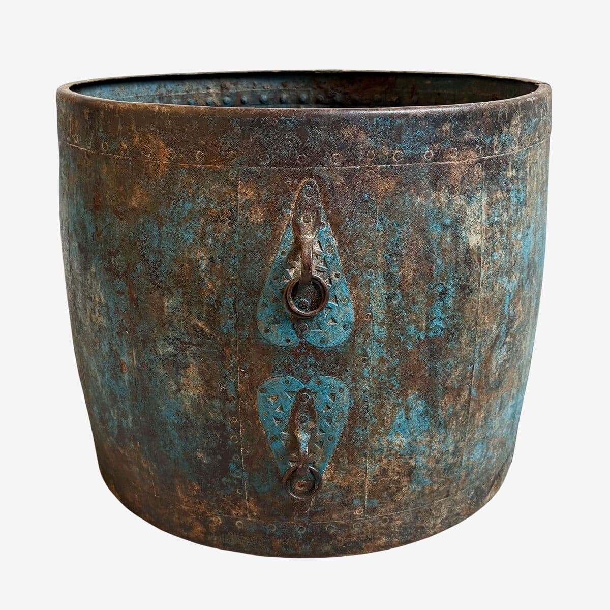 Vintage Iron Barrel - Image 1