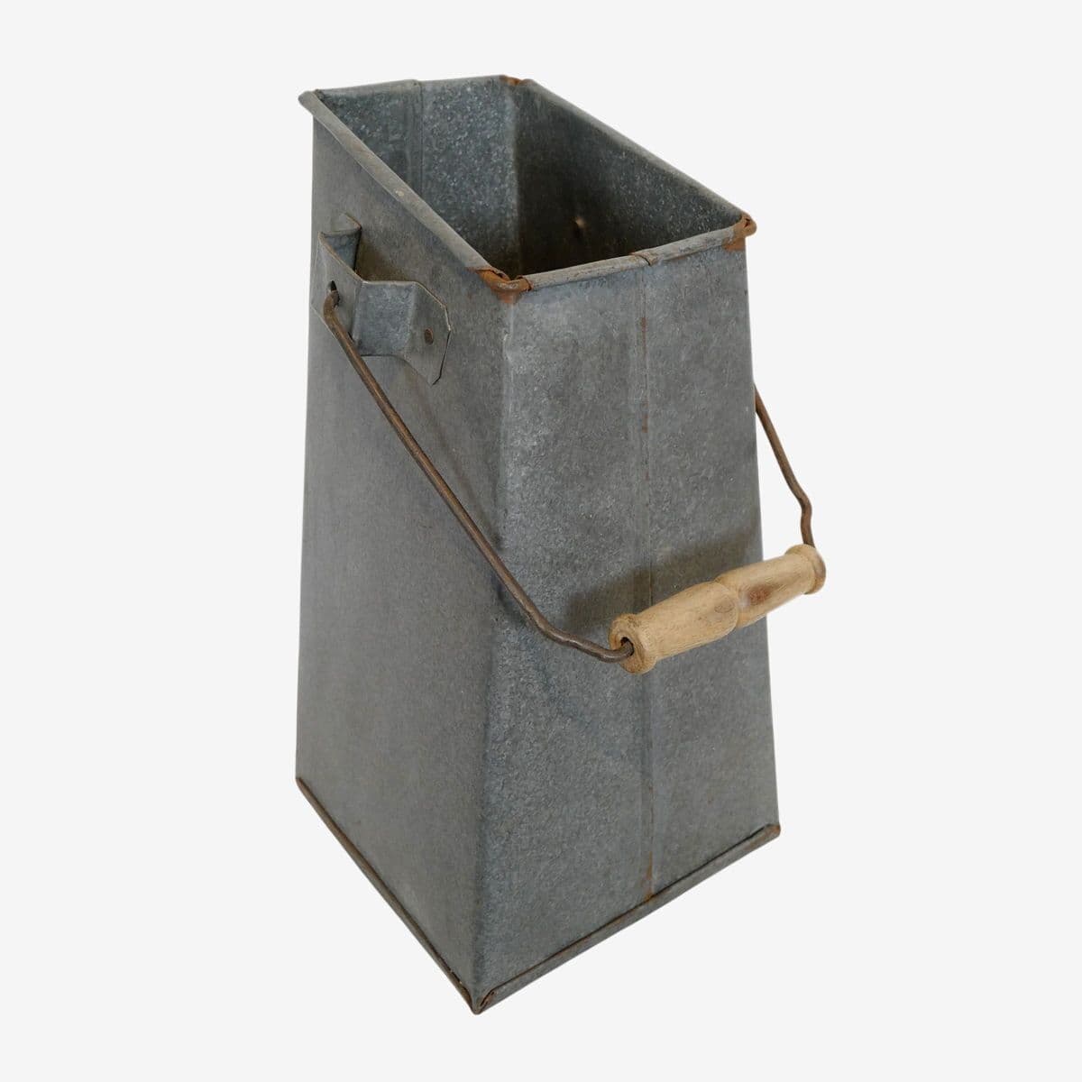 Vintage Galvanized Container - Image 1