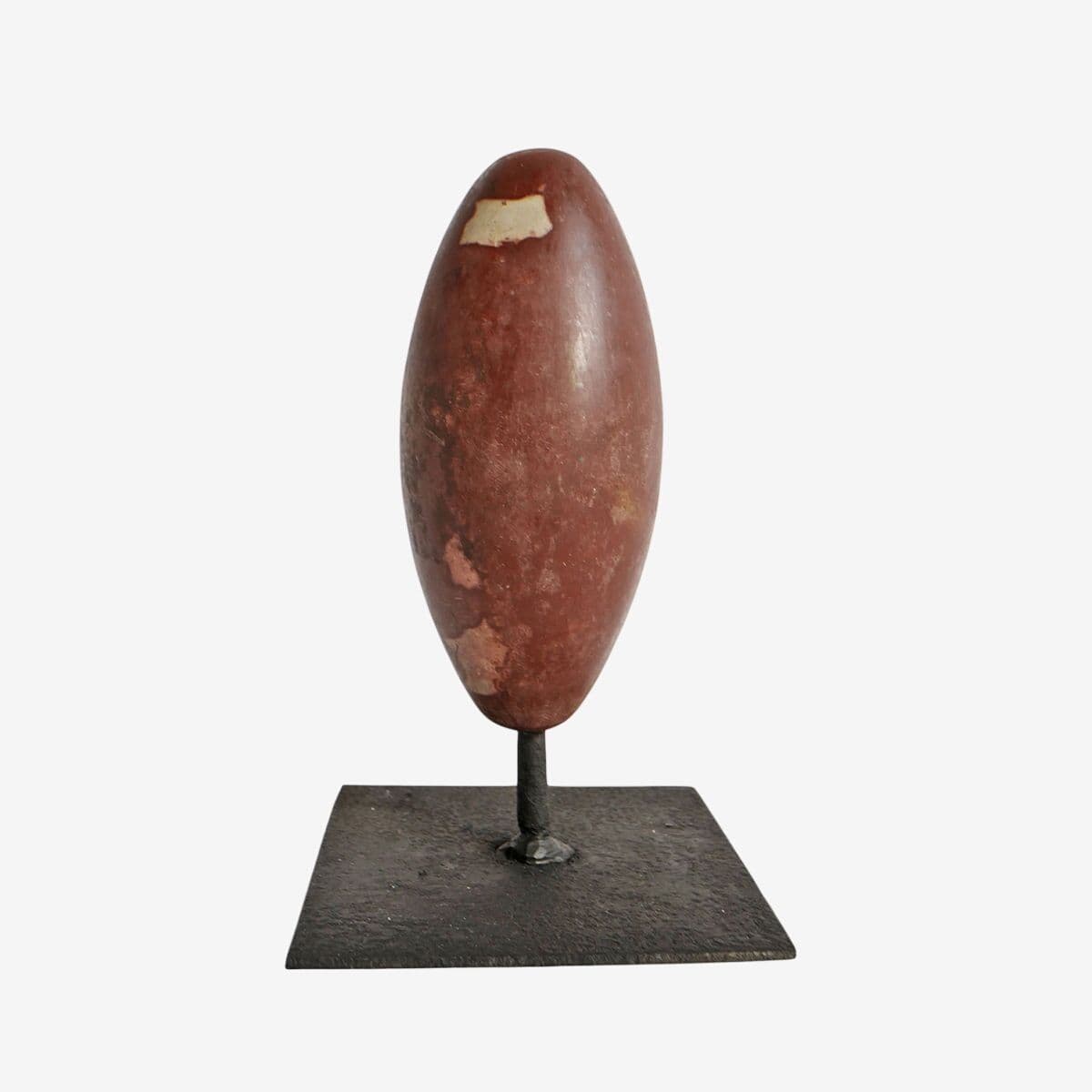 Natural Lingam Stone on Stand - Image 1