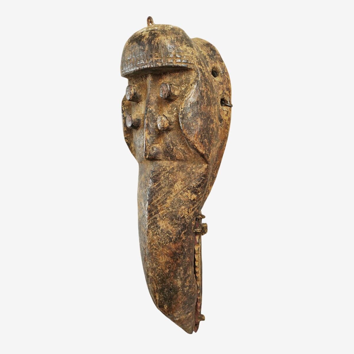 Antique Grebo Bird Puppet Mask - Image 1