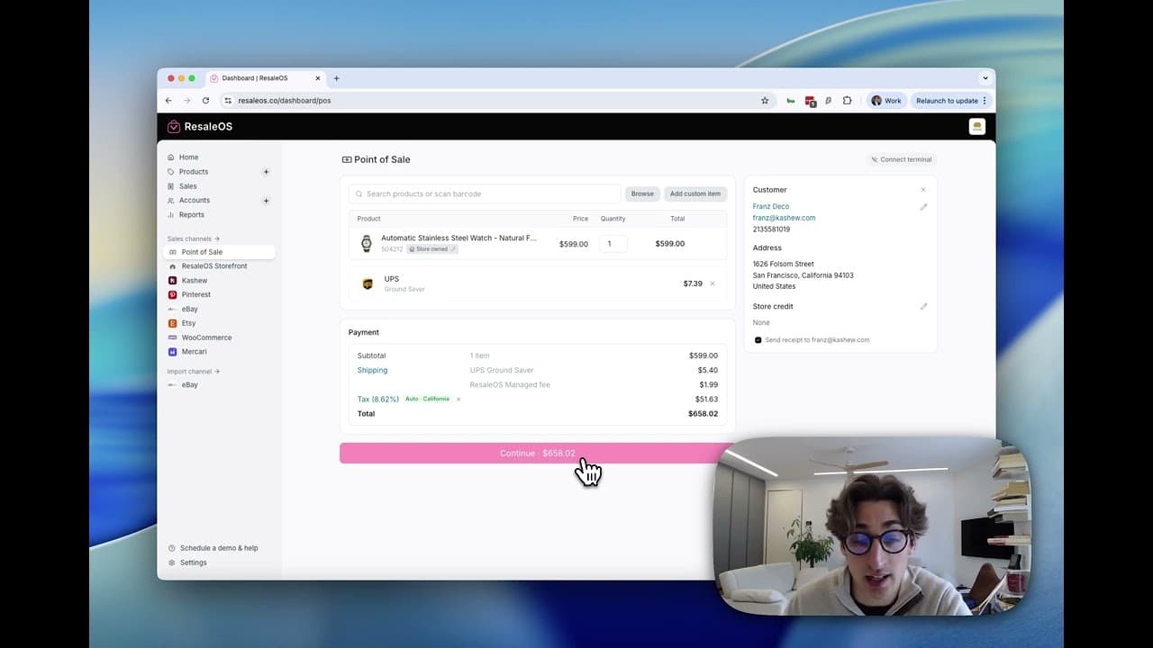 How to Create a Sale in ResaleOS