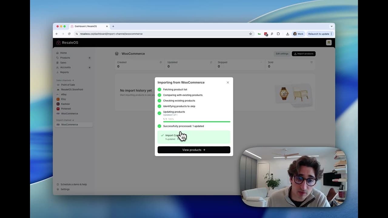 Import Products into ResaleOS from Your Stores and Marketplaces