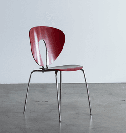 MCM Red Dining Chair