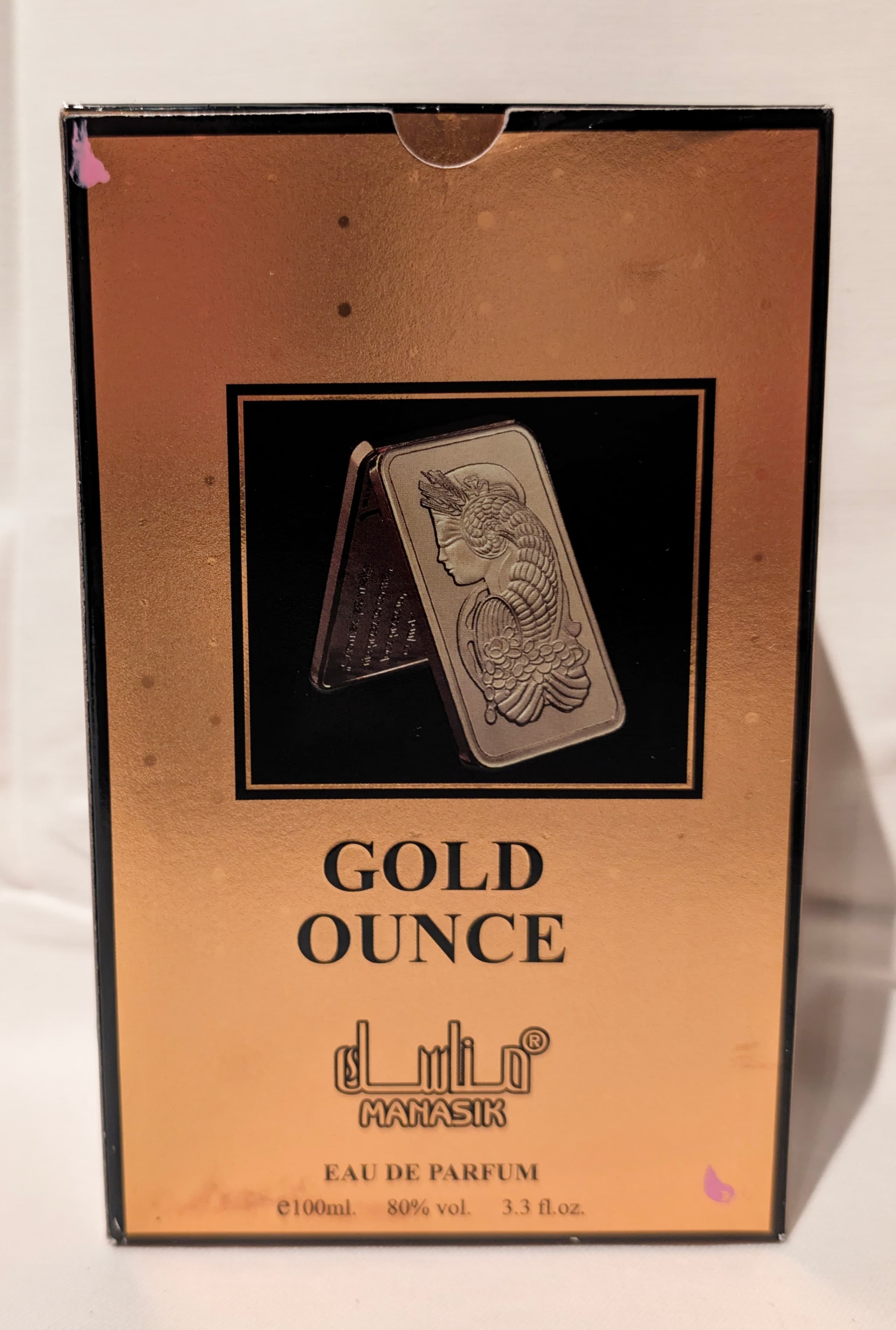 Manasik Gold Ounce Eau de Parfum - 100ml - NEW