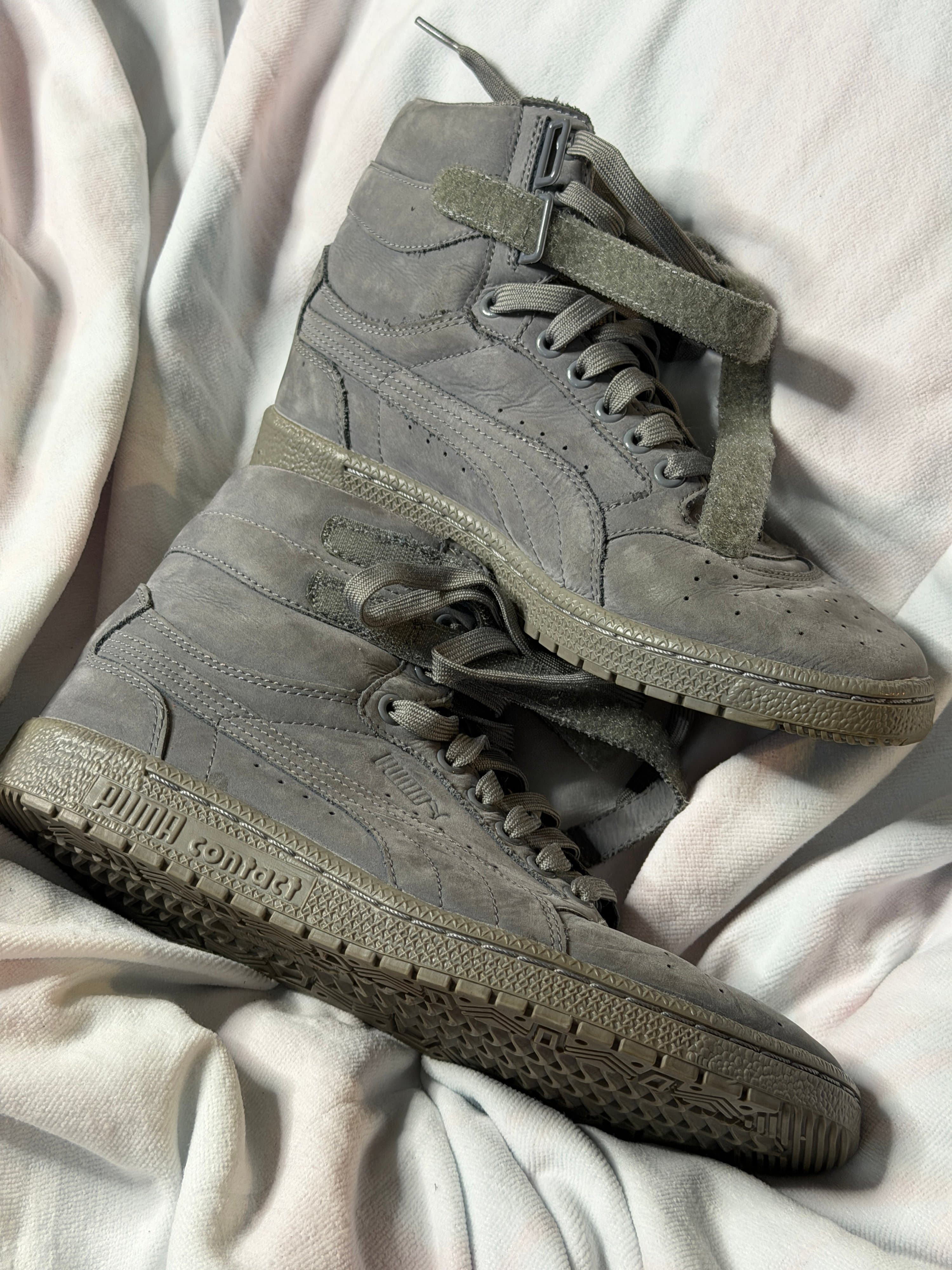 Puma Men's High-Top Sneakers Size 7.5 Gray