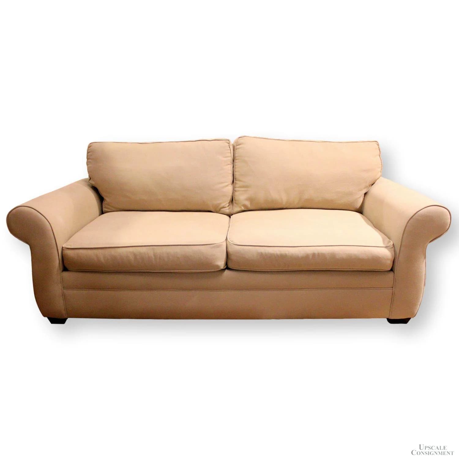 Bernhardt Tan Down Wrapped Sofa - Tan