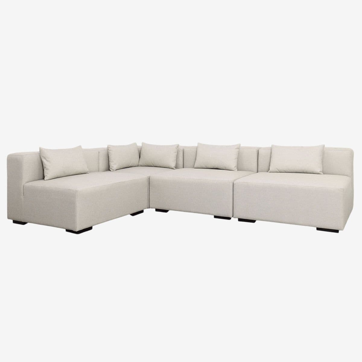 Modern Light Grey Outdoor Sectional