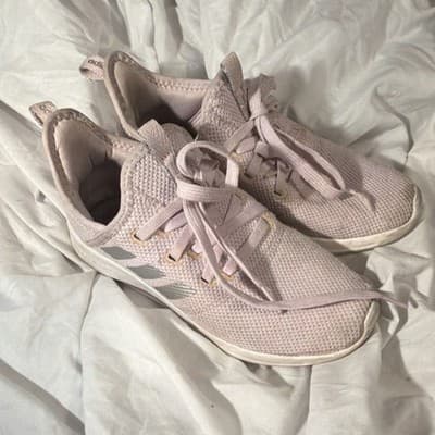 adidas Cloudfoam Pure Pink Comfort Lightweight Women's Athletic Sneakers B74490