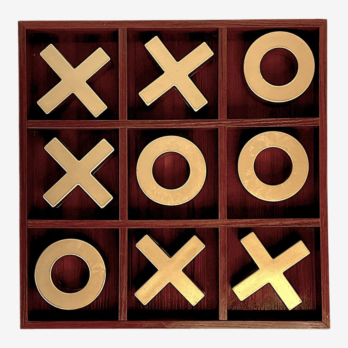 1990s Contemporary Modern Tic Tac Toe Game Board & Pieces - Image 1