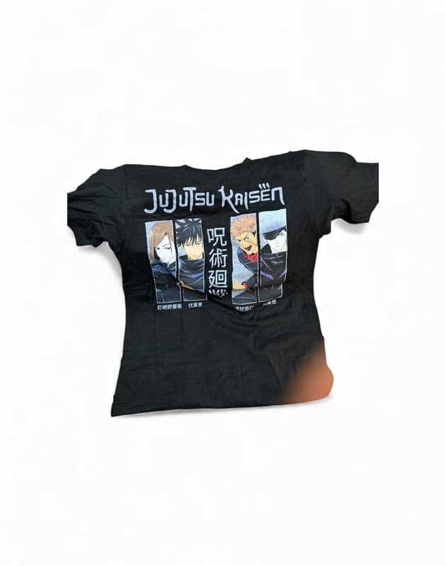 Jujutsu Kaisen Men's Black Anime Graphic T-Shirt - Image 1
