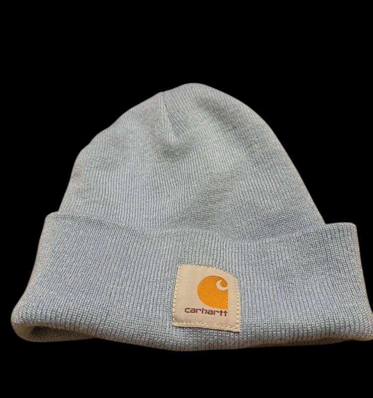 Carhartt Knit Cuffed Beanie, Heather Grey - Image 1