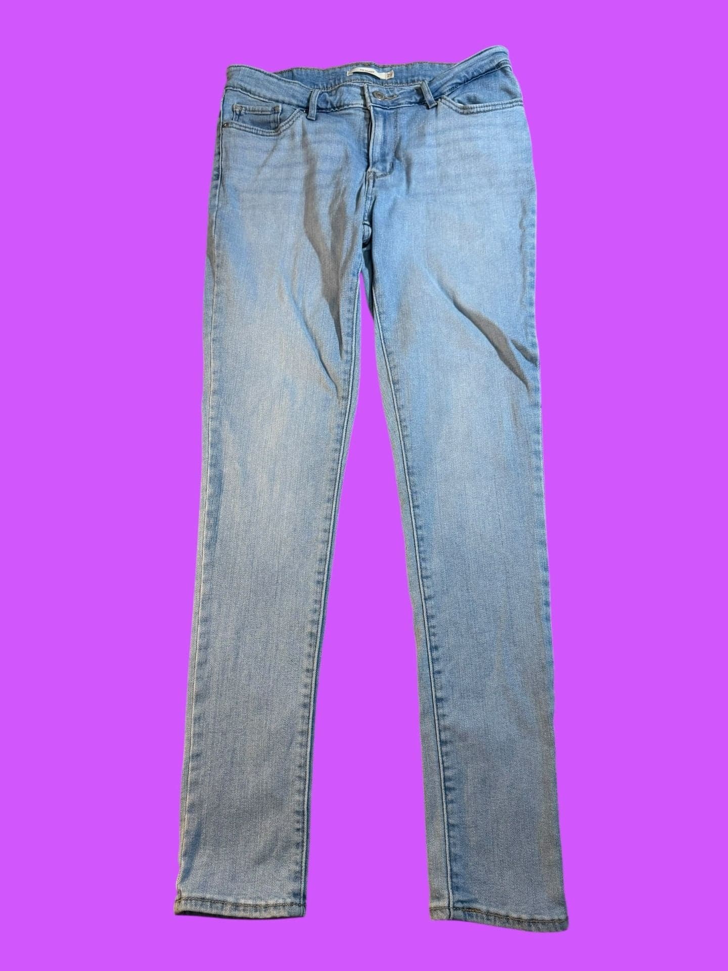 ILevi's Women's 711 Mid Rise Skinny Jeans Light Wash Size 29x30 - Image 1