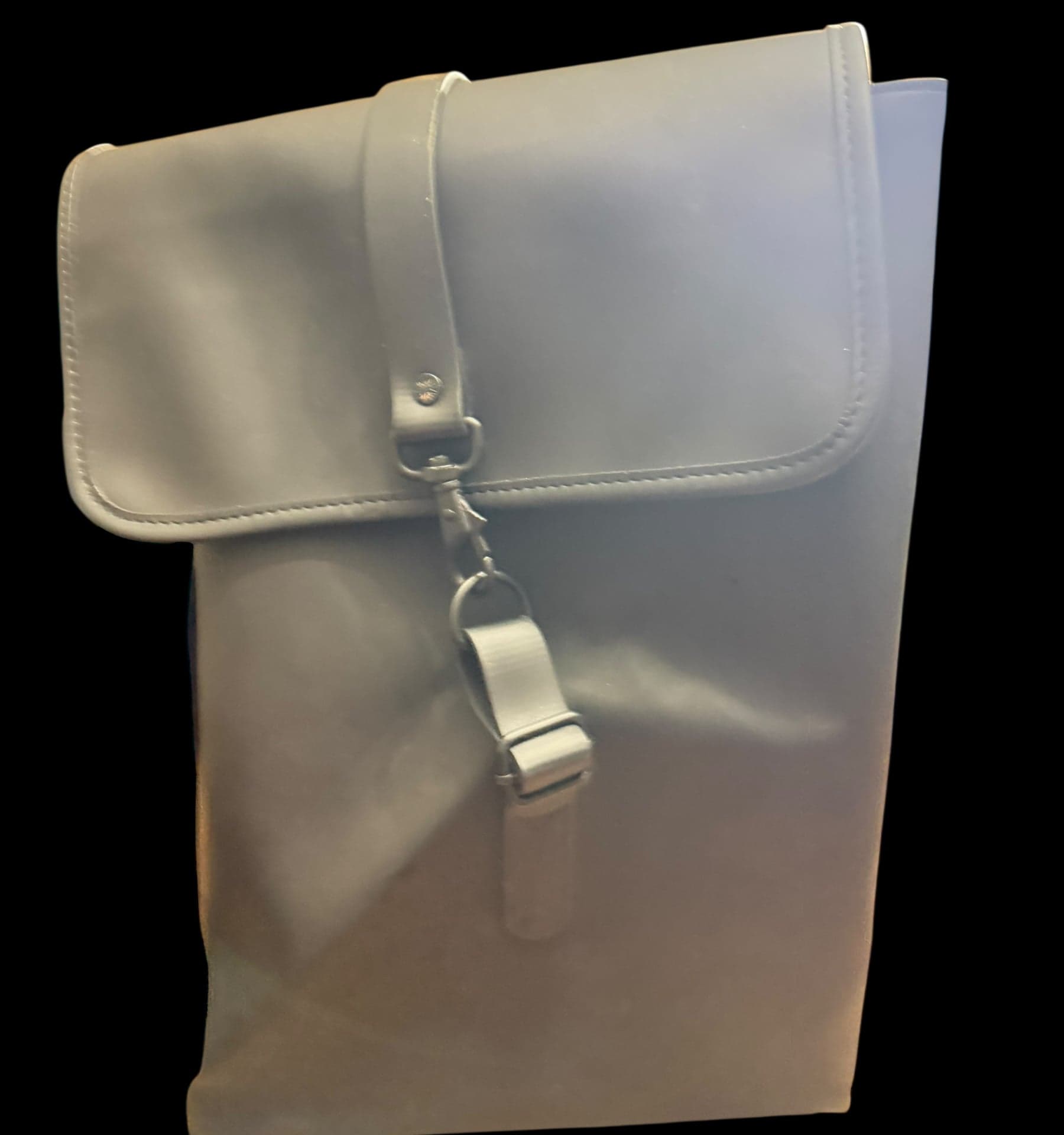 RAINS Waterproof Black Rucksack Backpack - Image 1