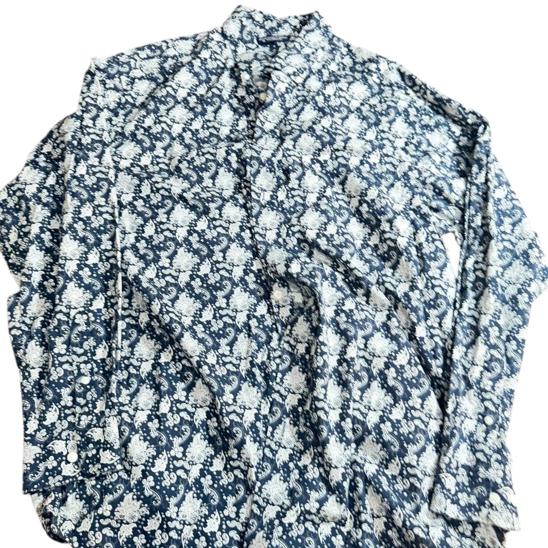 Roundtree & Yorke Men’s Paisley Button Down Shirt 2XT Big Tall Long Sleeve - Image 1