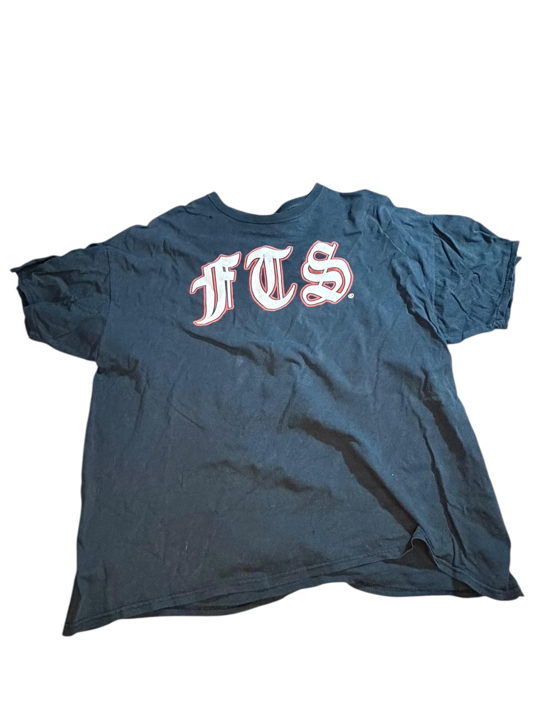 Full Throttle Saloon Sturgis SD Biker T Shirt Skull FTS Gothic Bar Tee XXL - Image 1