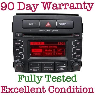 2011 2012 2013 Kia Soul OEM CD AM FM Sat Bluetooth Radio 96170-2K110WK KI114BU - Image 1