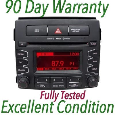 2011 2012 2013 Kia Soul OEM CD AM FM Sat Bluetooth Radio 96170-2K110WK KI114U - Image 1