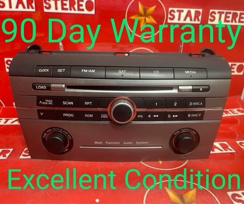 2006-2007 Mazda 3 Stereo AM FM CD Radio OEM Unit BR9E 66 AR0 OEM MA103U - Image 1