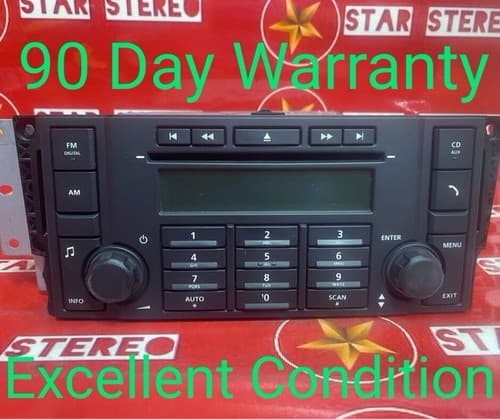 2008-2011 Land Rover LR2 LR3 AM FM Radio 6 Disc CD Player 6G9N-18C815-TA LR107AU - Image 1