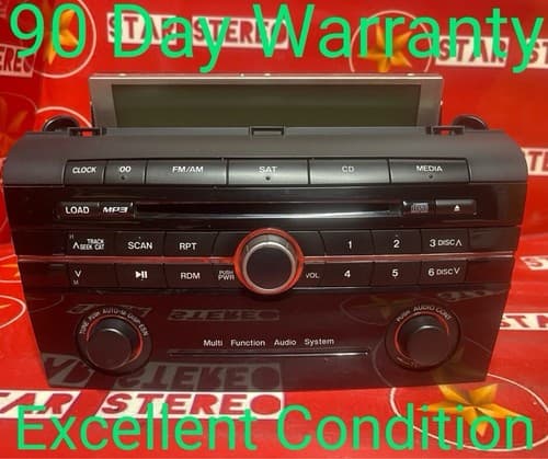 2008-2009 Mazda 3 Single Disc tuner Radio Stereo CD Player BAR4 66 AR0 MA129U - Image 1