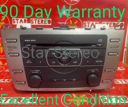 2011-2013 Mazda 6 Single CD MP3 Player Radio Receiver Oem GEG1 66 9R0 MA105AU - Image 1