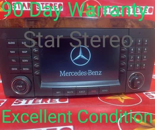06-08 W251 MERCEDES-BENZ R-Class Navigation GPS Radio Screen CD DVD OEM ME108U - Image 1