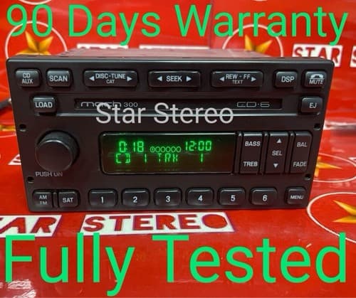 FORD MERCURY MACH RADIO 6 CD DISC CHANGER STEREO UNIT FO109U 5L8T18C815DD - Image 1