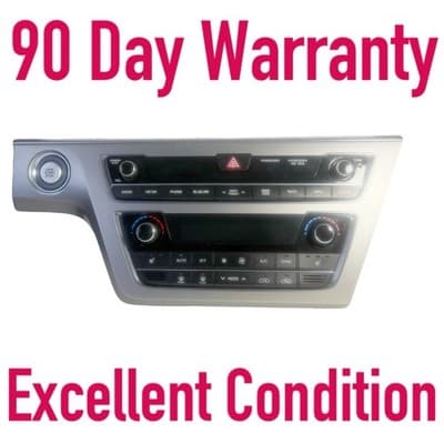 15-17 Hyundai Sonata AC Heater Climate Control Radio Bezel Gray OEM 94510-C1510 - Image 1