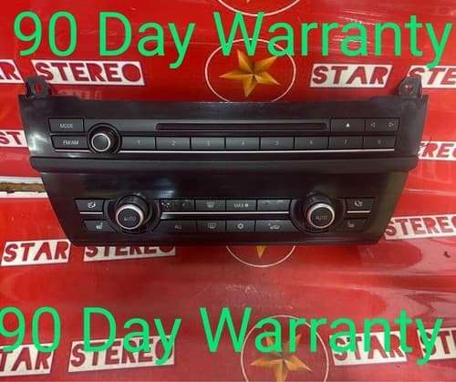 2011-2016 BMW 528i 535i 550i M5 Radio Climate Control Panel 9285333-01 BM142U - Image 1