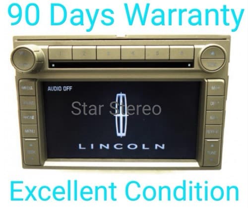 2006-2010 Lincoln MKZ Zephyr factory Navigation6 CD radio 8H6T-18K931-DA FO217U - Image 1