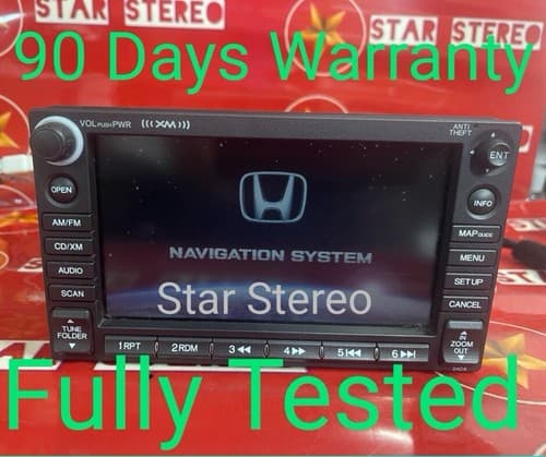 HONDA CIVIC HYBRID OEM XM Navigation Radio GPS 6 Disc CD Player 2AC4 HO118U - Image 1