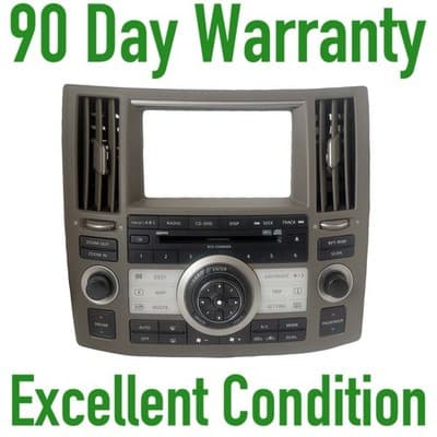 05 06 07 Infiniti FX35 FX45 Dash Climate Control Assembly 28395CL71A OEM NI143U - Image 1