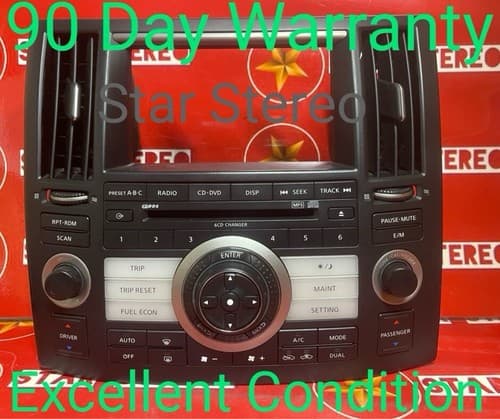 2006 - 2008 Infini FX35 Center Dash Rad Climate Bezel P 28395 CL70A OEM NI239U - Image 1