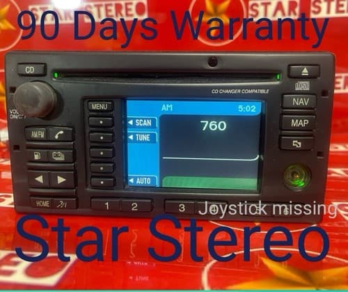 06-2007 Ford Escape Mercury Mariner AM FM CD w Navigation 6M6T-18K931-AE FO230U - Image 1