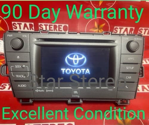 2012-2015 Toyota Prius Radio Display and Receiver ID 57034 OEM 86140 47180 TO150 - Image 1