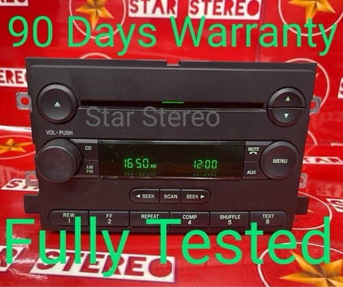 04 FORD F150 New Style AM FM CD Player Radio Stereo Receiver 4L3T18C869GE FO150U - Image 1