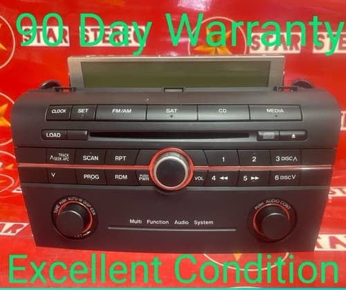 Mazda-3 2006-2007 AM FM Radio Tuner Receiver CD Player BR9E66AR0 BOSS MA108U - Image 1