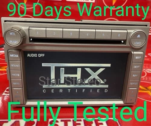 2007 Lincoln MKZ 6-CD/AM/FM/NAVI Radio Receiver 7H6T-18K931-AH OEM *FO152 - Image 1